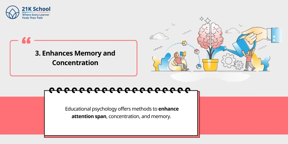 3. Enhances Memory and Concentration