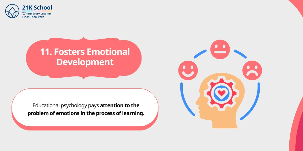 11. Fosters Emotional Development
