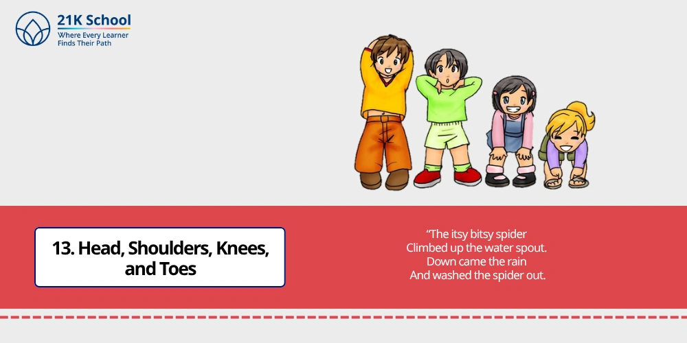 13. Head, Shoulders, Knees, and Toes