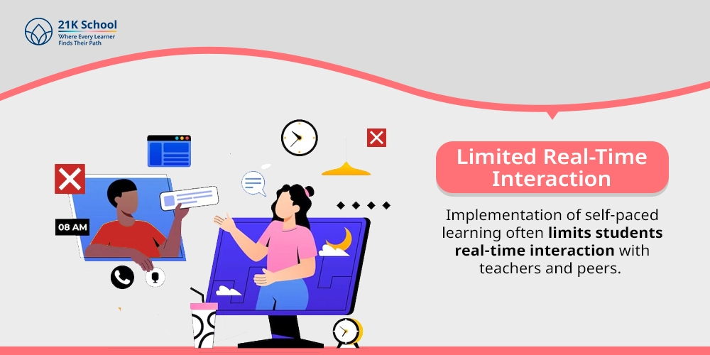 3. Limited Real-Time Interaction
