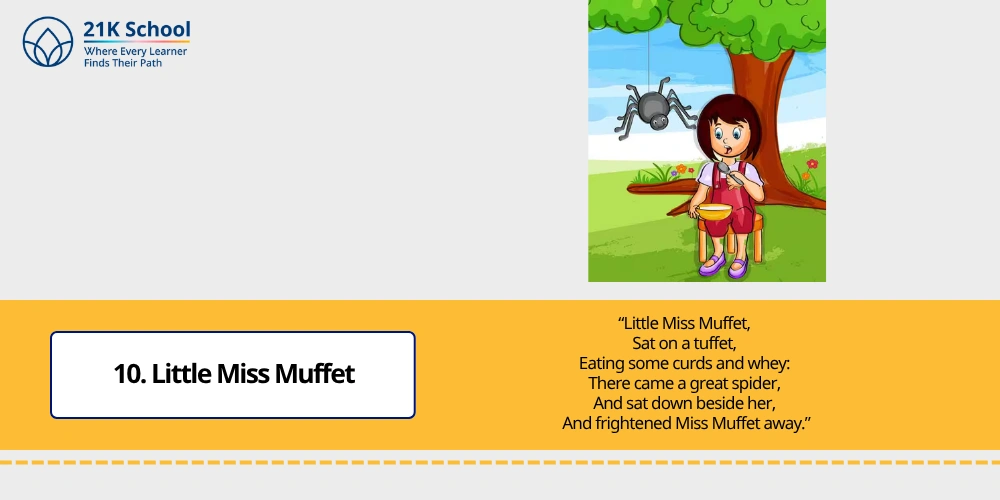 10. Little Miss Muffet