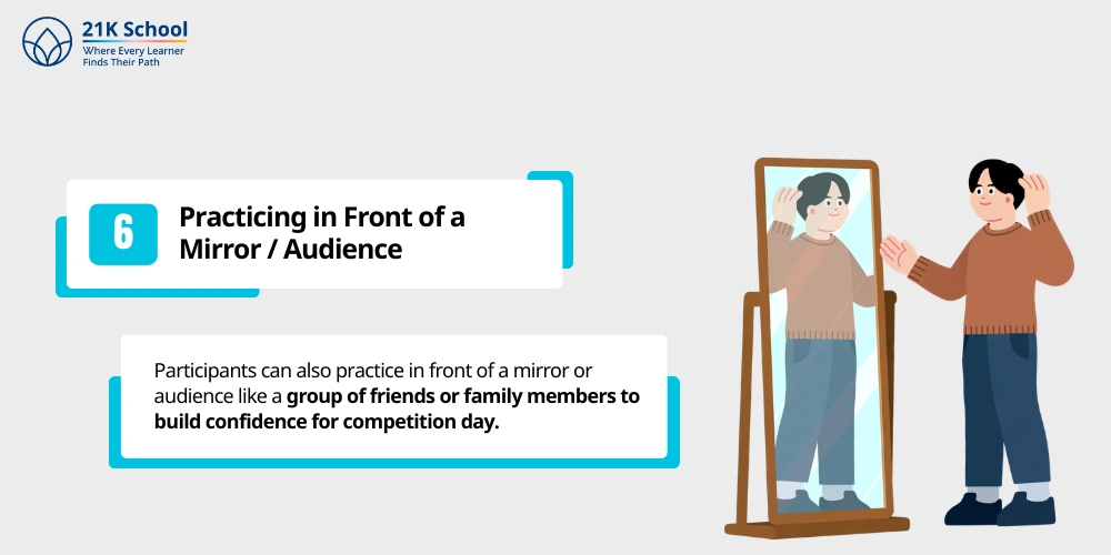 Practicing in Front of a Mirror / Audience