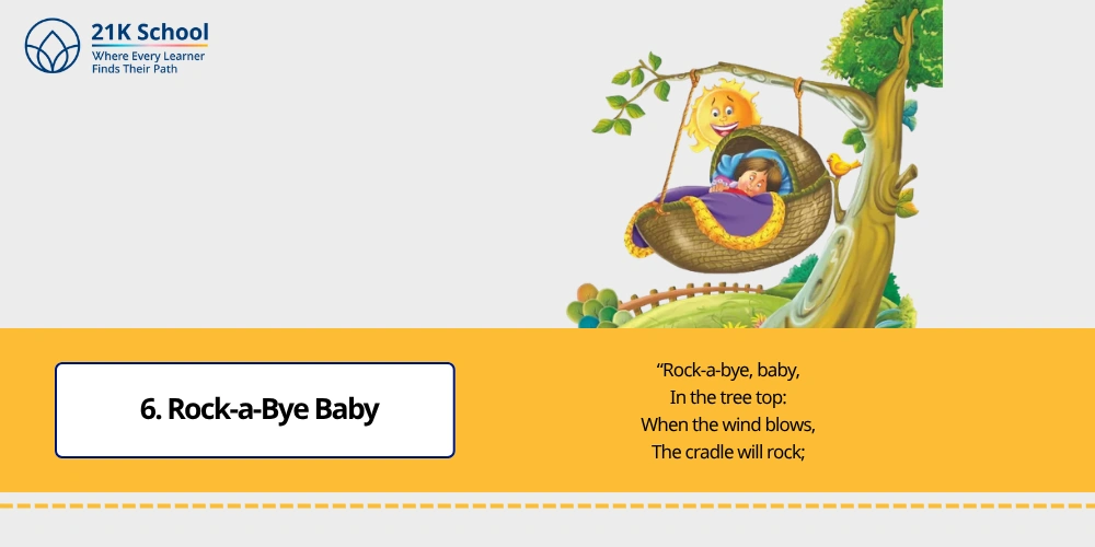 6. Rock-a-Bye Baby