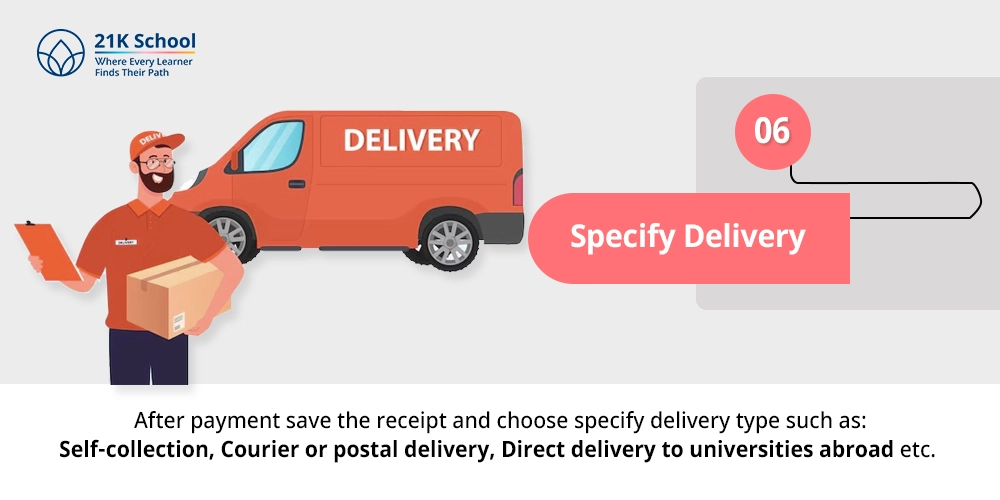 Specify Delivery