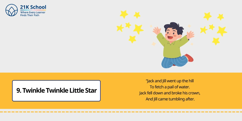9. Twinkle Twinkle Little Star