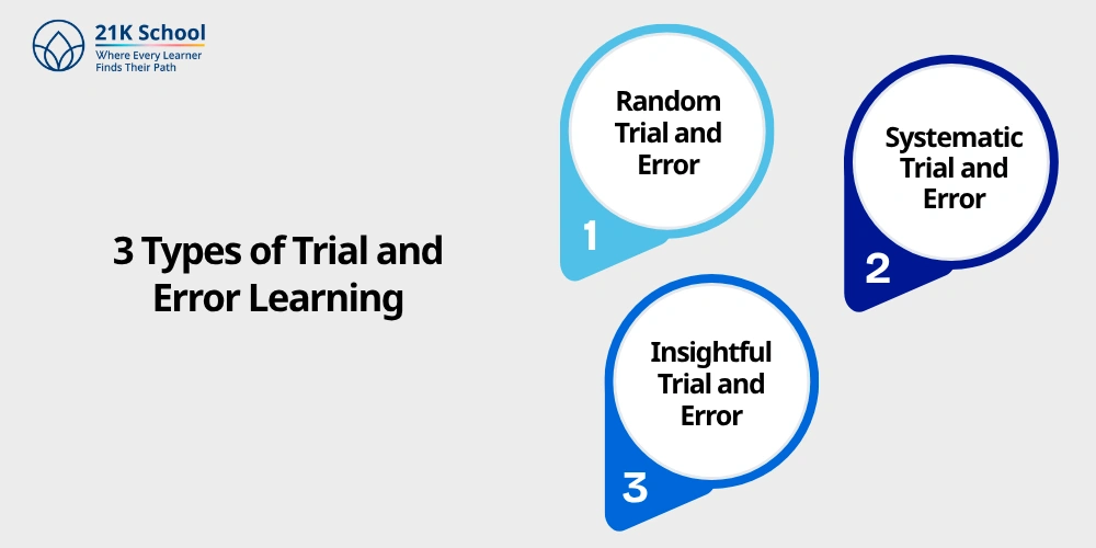 3 Types of Trial and Error Learning
