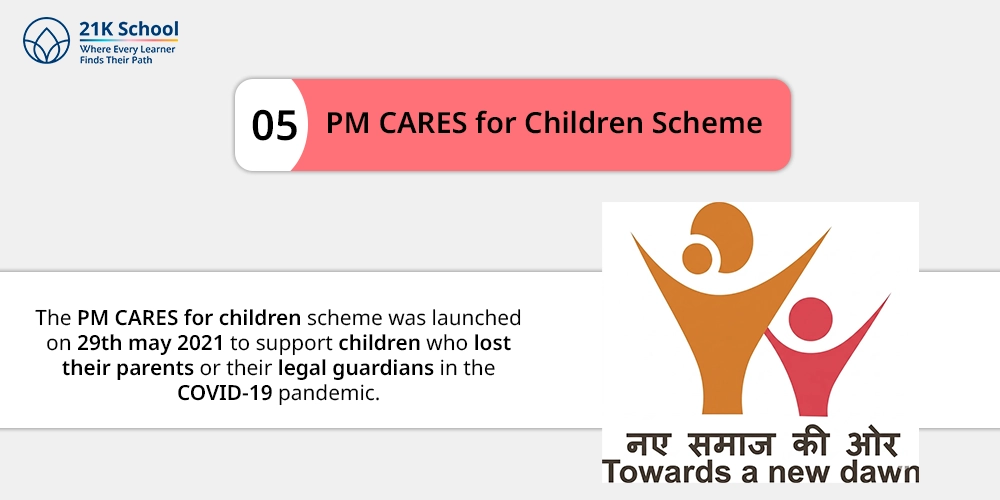 5. PM CARES for children scheme