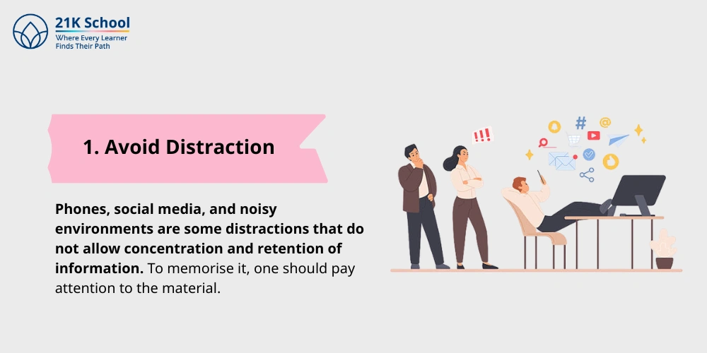 Avoid Distraction