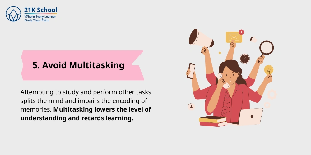 Avoid Multitasking