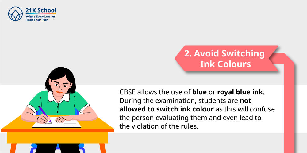 2. Avoid Switching Ink Colours