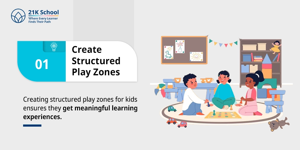Create Structured Play Zones