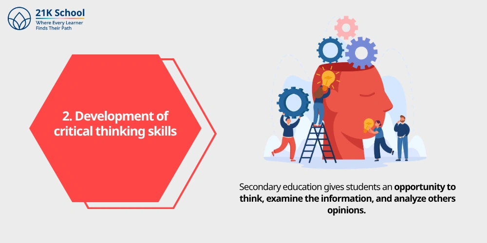 2. Development of critical thinking skills