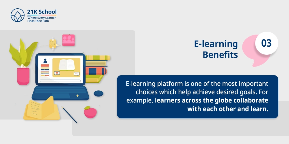 E-learning benefits