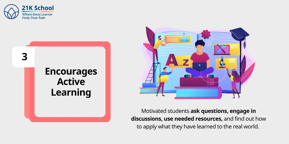 3. Encourages Active Learning