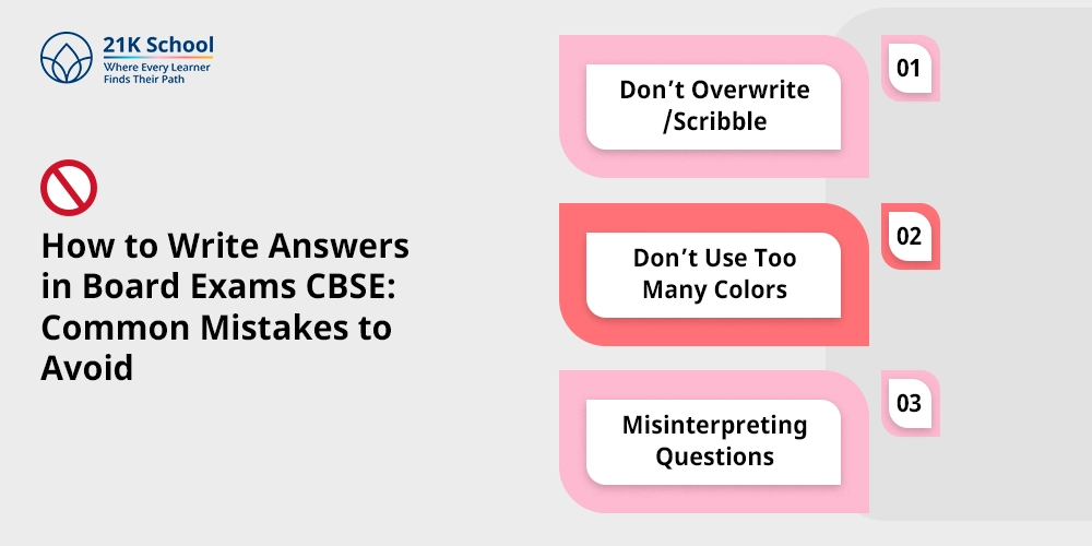 How to Write Answers in Board Exams CBSE: Common Mistakes to Avoid