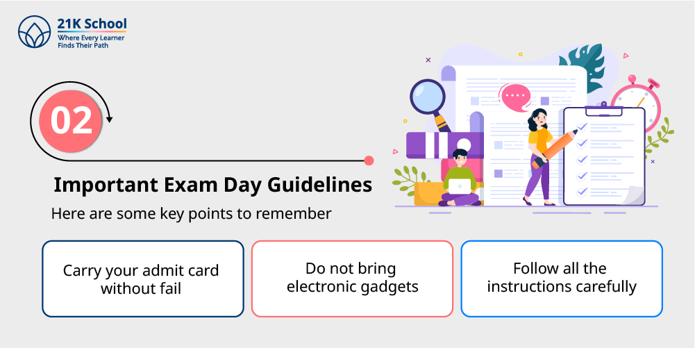 2. Important Exam Day Guidelines