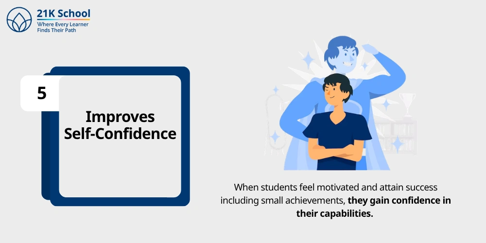 5. Improves Self-Confidence