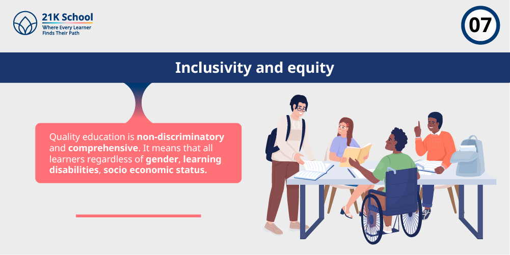 7. Inclusivity and equity
