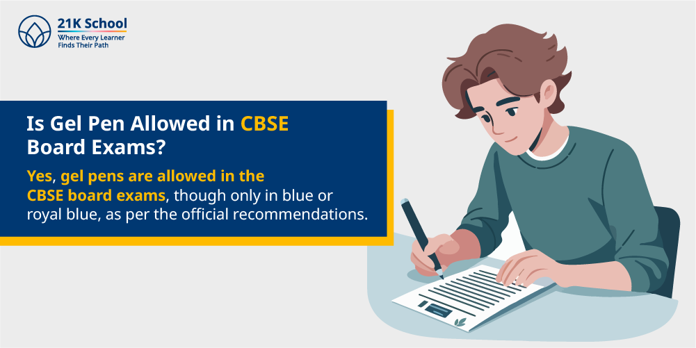 Is Gel Pen Allowed in CBSE Board Exams?