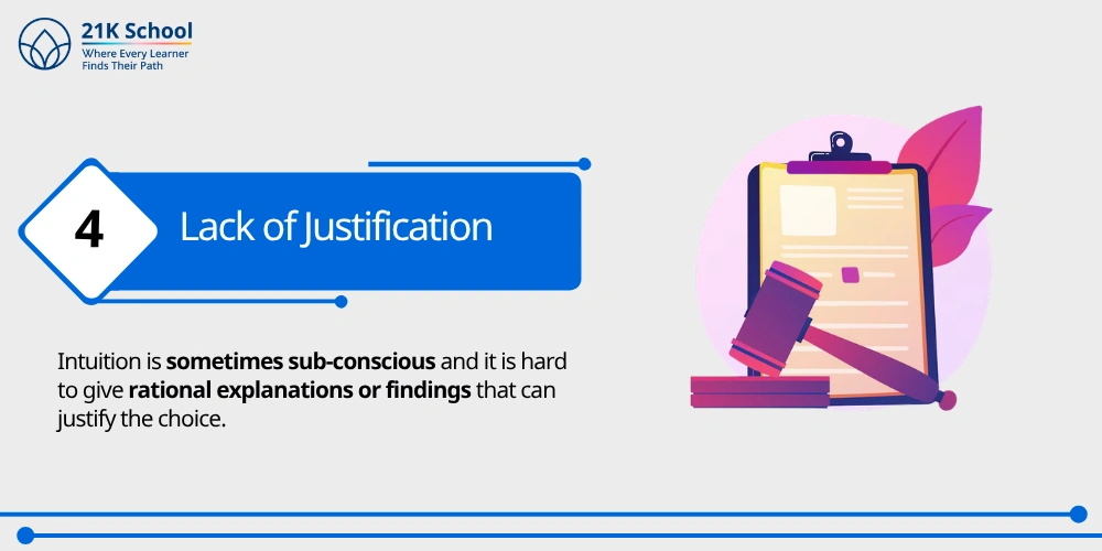 4. Lack of Justification
