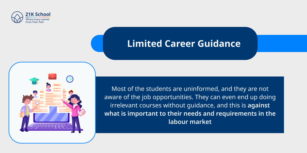 5. Limited Career Guidance