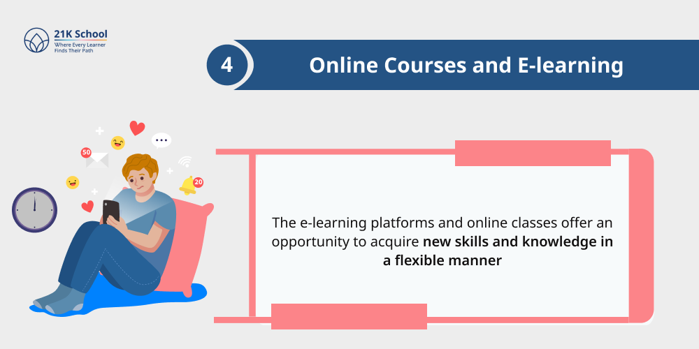 4. Online Courses and E-learning