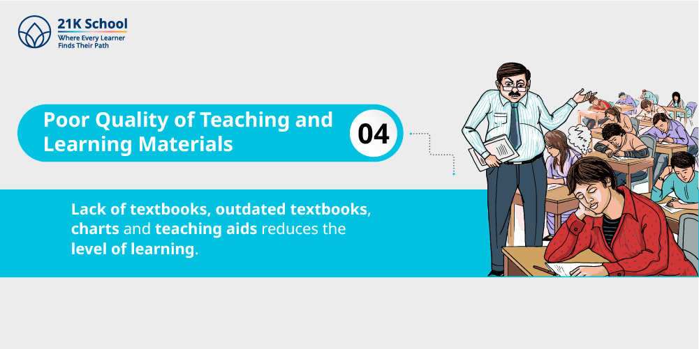 4. Poor Quality of Teaching and Learning Materials