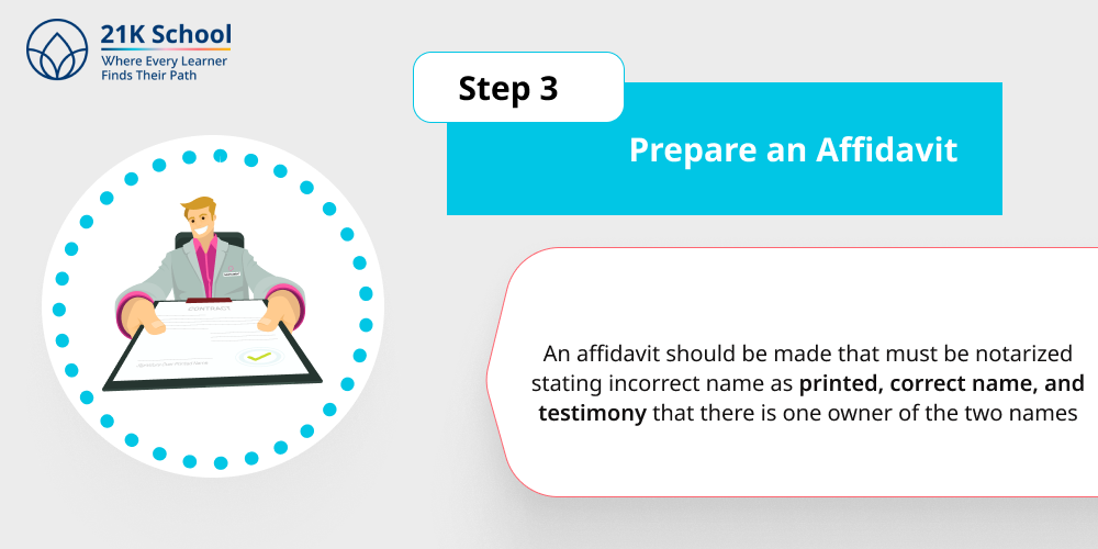 Step 3: Prepare an Affidavit