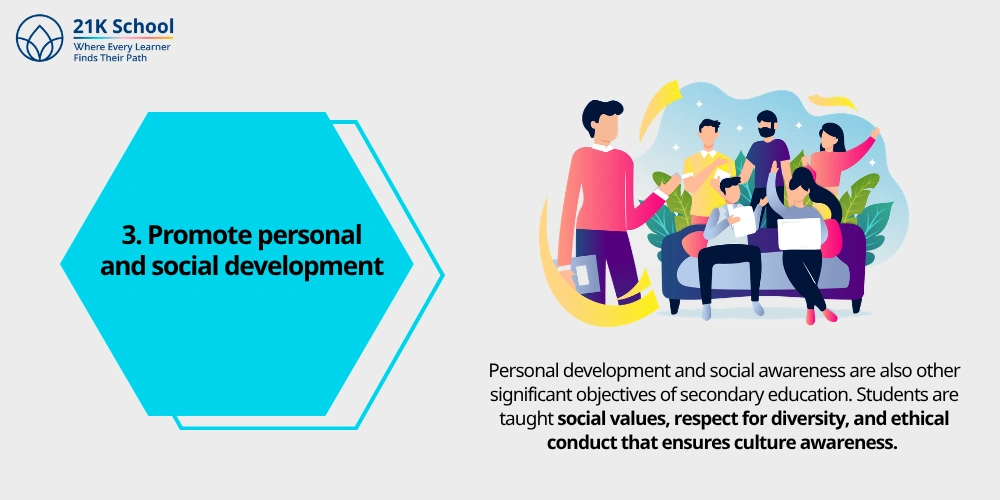 3. Promote personal and social development