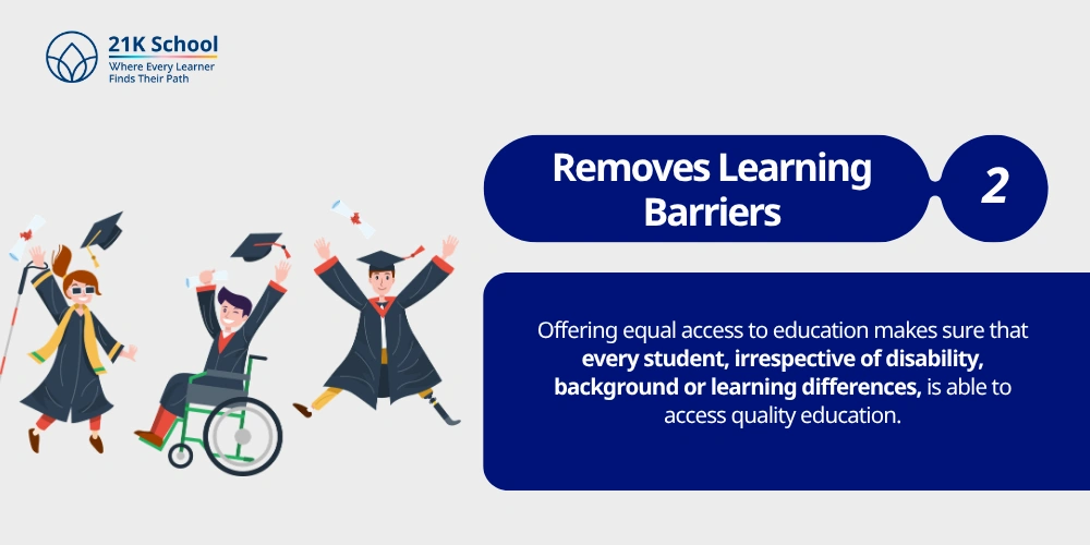 2. Removes Learning Barriers