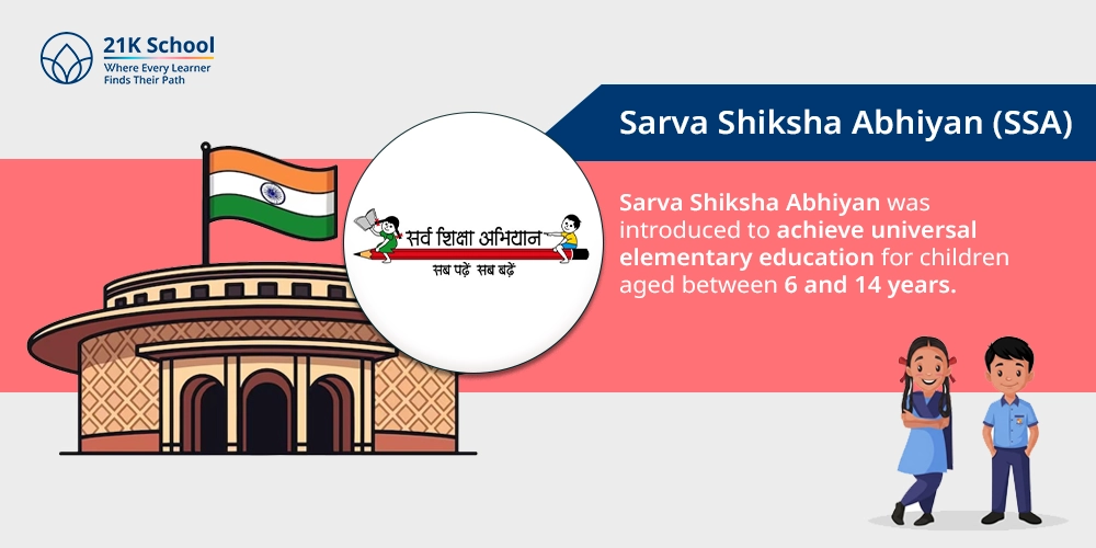 1. Sarva Shiksha Abhiyan (SSA)