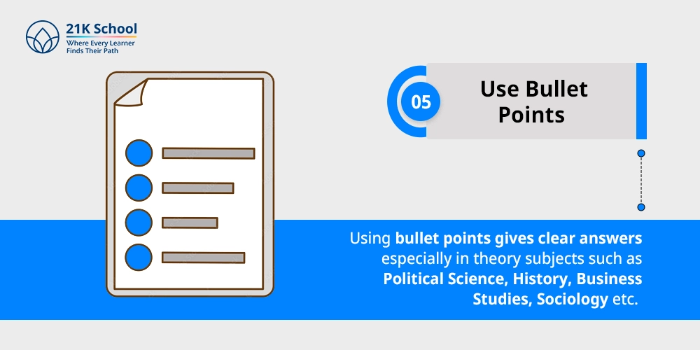 5. Use Bullet Points