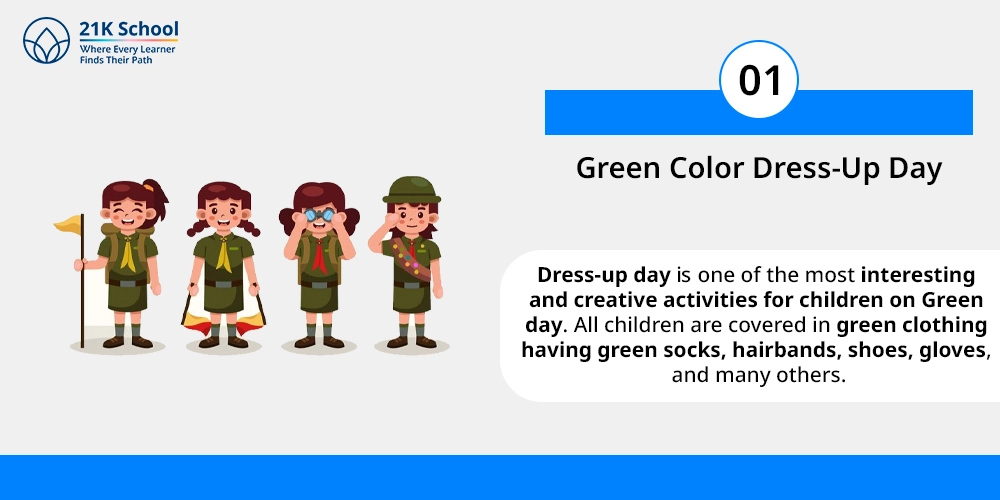 Green Color Dress-Up Day