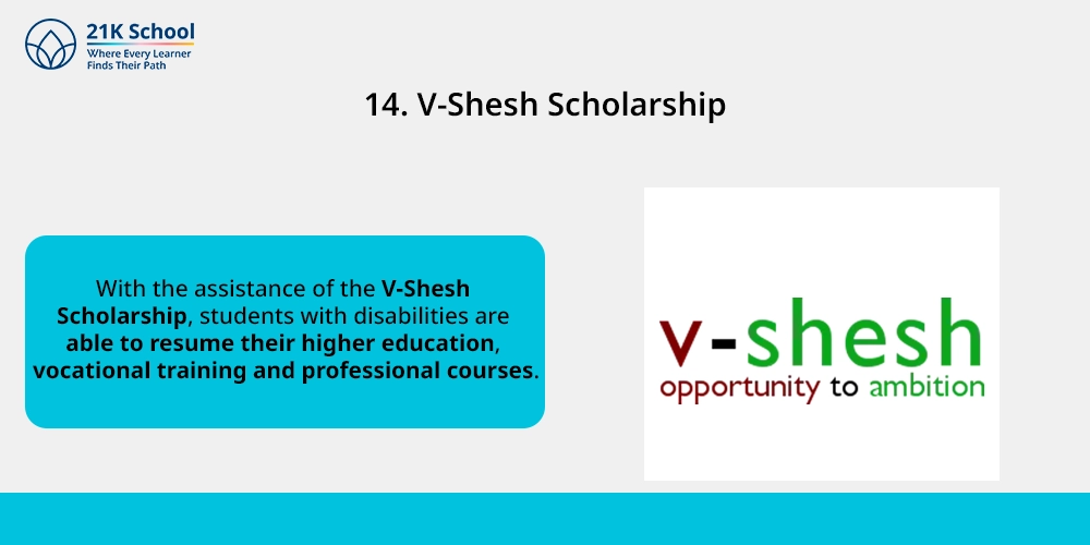 14. V-Shesh Scholarship