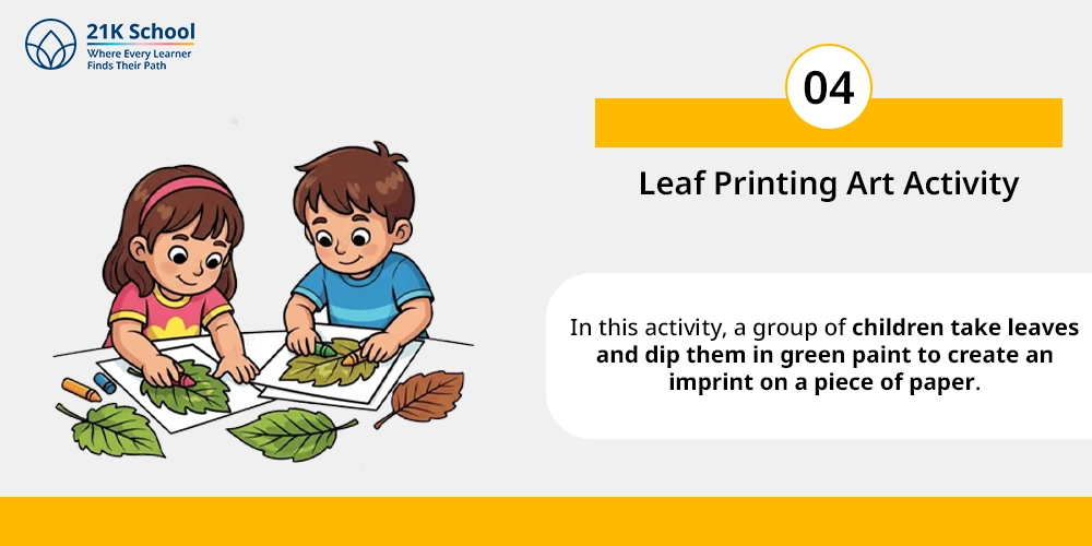 Leaf Printing Art Activity