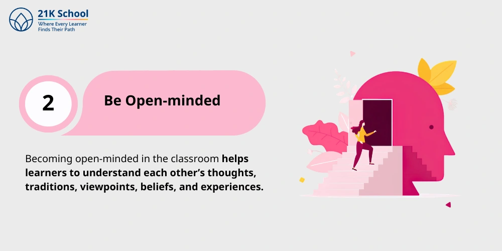  Be Open-minded
