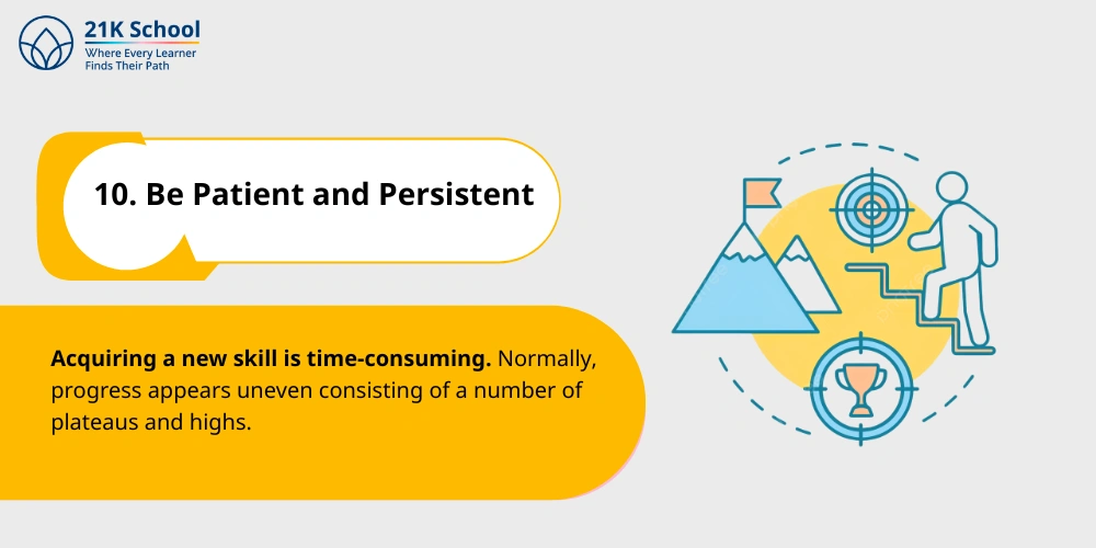 Be Patient and Persistent