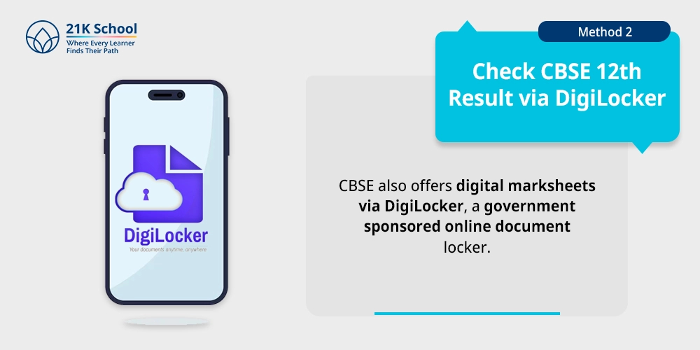 Method 2: Check CBSE 12th Result via DigiLocker