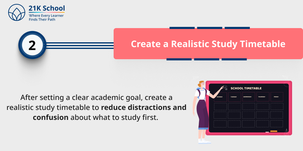 Create a Realistic Study Timetable