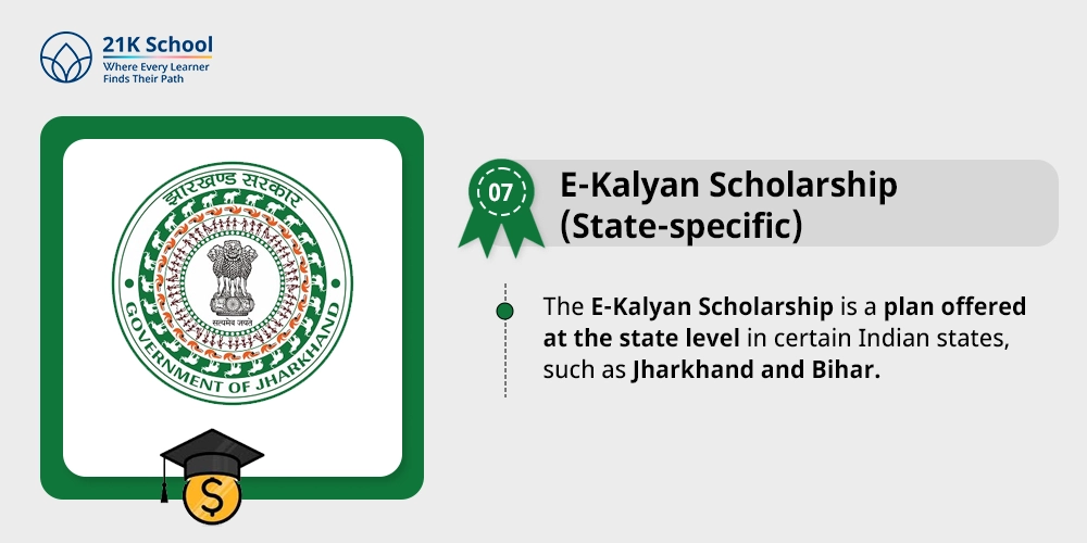 7. E-Kalyan Scholarship (State-specific)