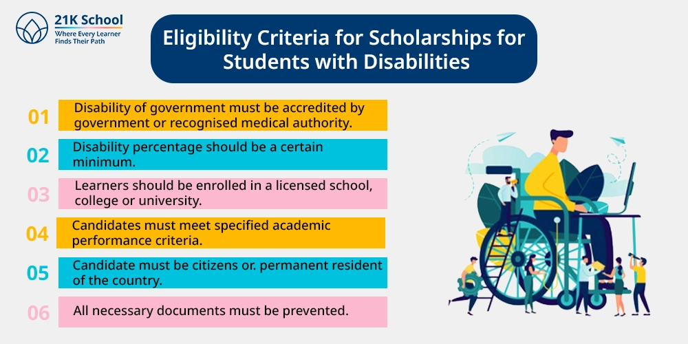 Eligibility Criteria for Scholarships for Students with Disabilities