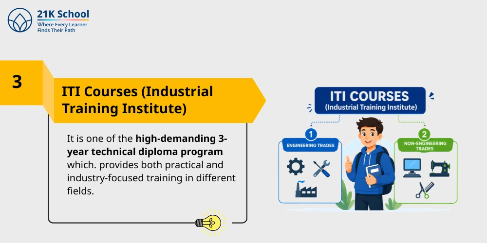 3. ITI Courses (Industrial Training Institute)
