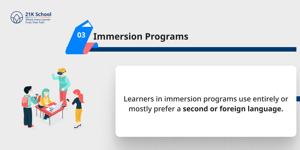 3. Immersion Programs