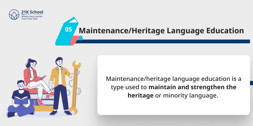 5. Maintenance/Heritage Language Education