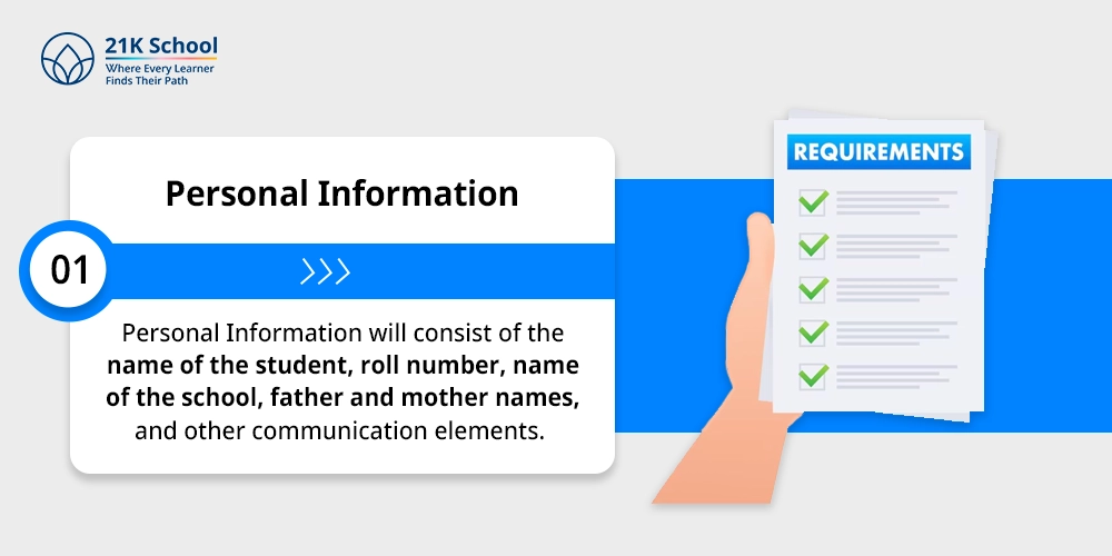 1. Personal Information
