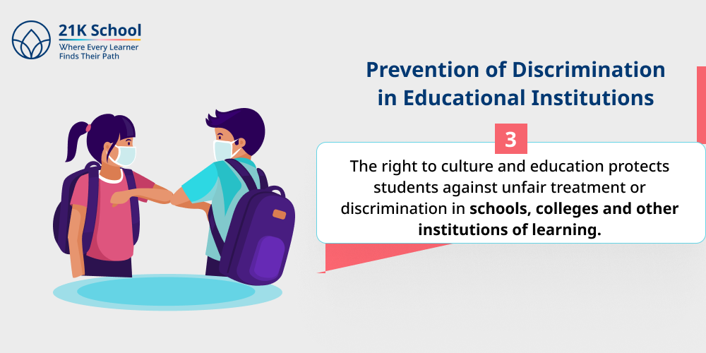 Prevention of Discrimination in Educational Institutions