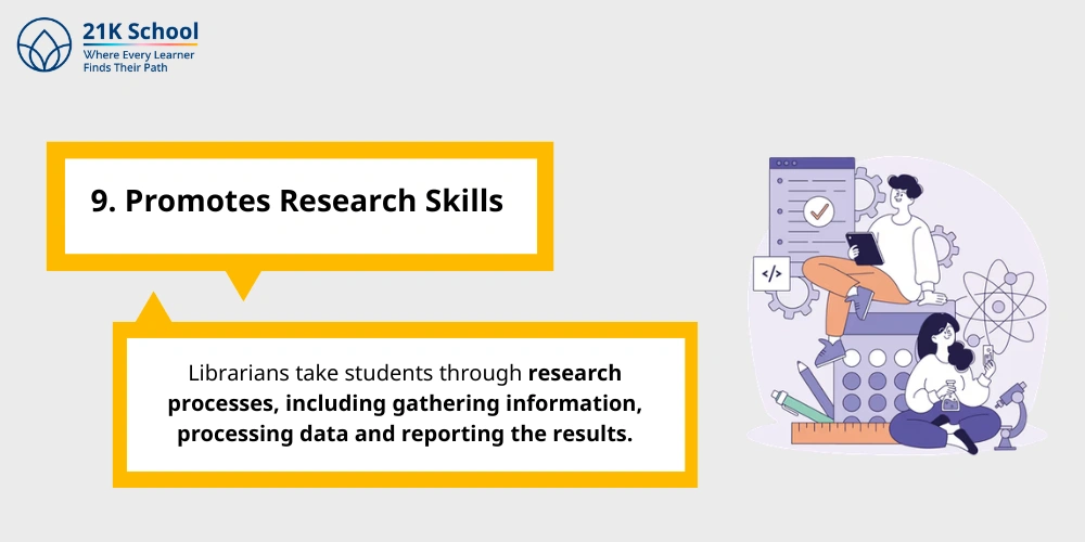 9. Promotes Research Skills