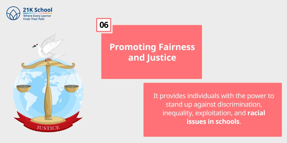 Promoting Fairness and Justice