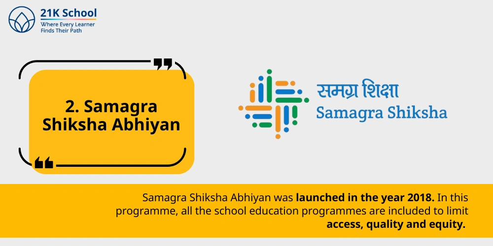2. Samagra Shiksha Abhiyan