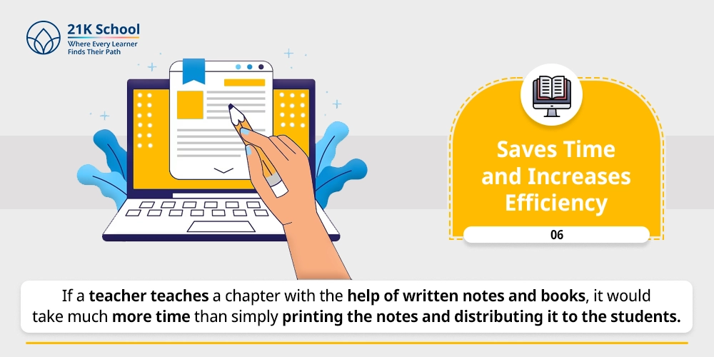 Saves Time and Increases Efficiency